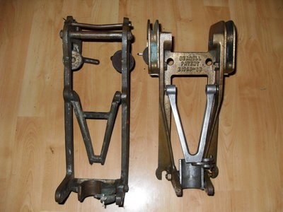 skeletal bracket on the left, &quot;common&quot; bracket on the right