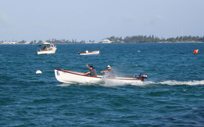 Patrick and Ozzie looking fast in the rough