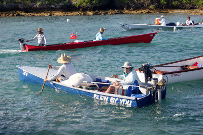 Minor chaos in the bay just before the start of A and B class